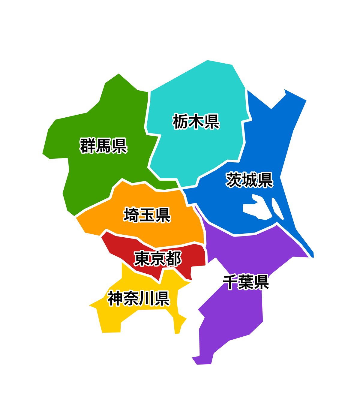 関東地方マップ
